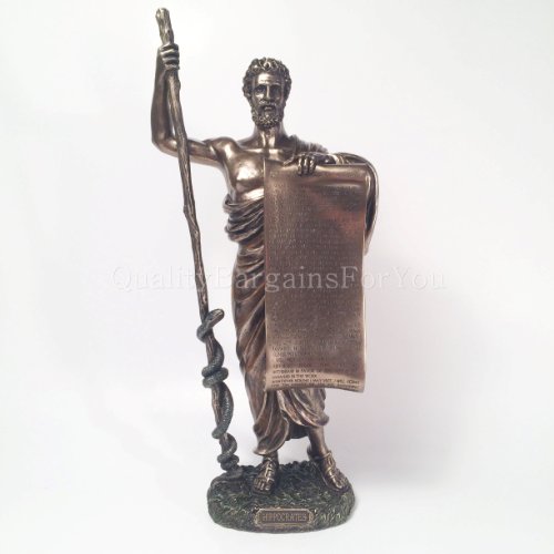 Wu Hippocrates Of Cos Holding Hippocratic Oath Physician Statue Sculpture Figurine #TOP1