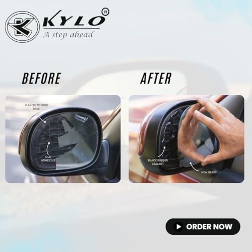 Image of Kylo WagonR (2011-2018) Driver Side (Right Side) Car Side Mirror Glass /Tukdi /Sub Mirror Plate