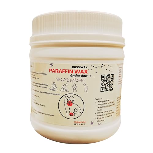 Image of Paraffin Wax for Physiotherapy - 400 Grams | Ideal for Therapeutic Treatments, Pain Relief, and Heat Therapy | Soothing Wax for Hands, Feet, and Joints.