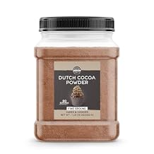 Birch & Meadow 1 lb of Dutch Cocoa Powder, Cookies & Cakes, Chocolate Flavor