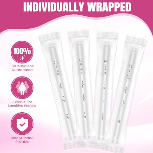 30 pack disposable vaginal suppository applicator for women fits most lubricants creams gels pills tablet suppositories threaded end soft amp small tip with dosage markings individually wrapped