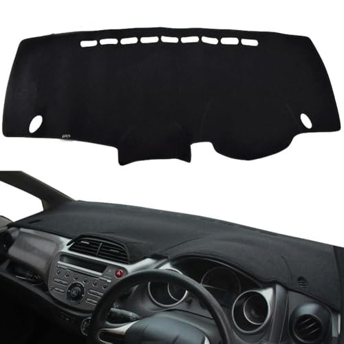 Alfombra anti-UV para salpicadero de coche Honda Jazz 2009-2013 con acabado premium