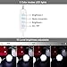 10 Bulbs Dimmable Lights Stick On, 3 Colors Makeup Light, Vanity Lighting Fixtures for Hollywood Mirror(No Mirror Included)