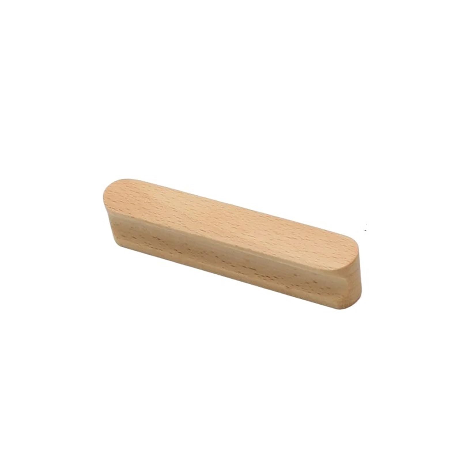 LADFRTYU Wooden Handles 2pcs Cabinet Door Wooden Handle Wardrobe Bow Shaped Drawer(100x20x18mm-A)