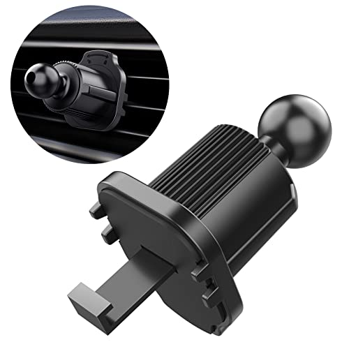 Hisocute Universal Air Vent Clip for Car Phone Mount Cellphone Holder Vent Grip W Joint Ball Dia- 17mm for Most Car Phone Bracket Accessories