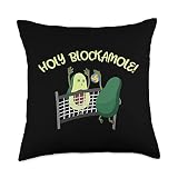 Holy Blockamole Guacamole Volleyball Blocker Player Throw Pillow