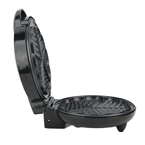 Máquina de Waffle Antiaderente, Máquina de Waffle de Aquecimento Rápido 1200W ABS para Restaurante (