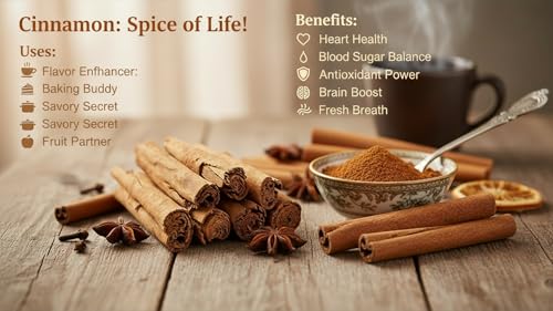 Image of Parshutara Farm Sri Lankan Cinnamon Powder (Dalchini) 50g | Pure Ceylon Cinnamon | Aromatic Garam Masala Spice for Cooking & Health