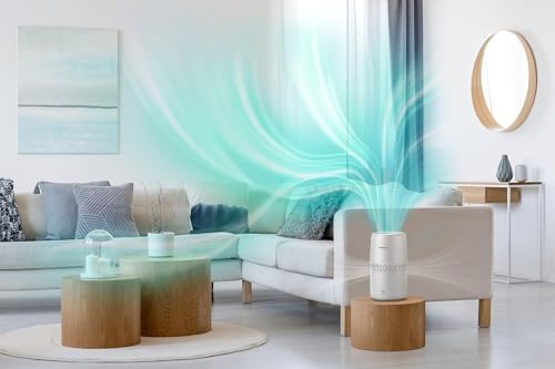 Miniatura 4 de Philips Serie 2000 Humidificador De Aire, Tecnología Nanocloud, Depósito 2l, Para Habitaciones De Hasta 31 , Modo Silencioso, Blanco Hu2510 10