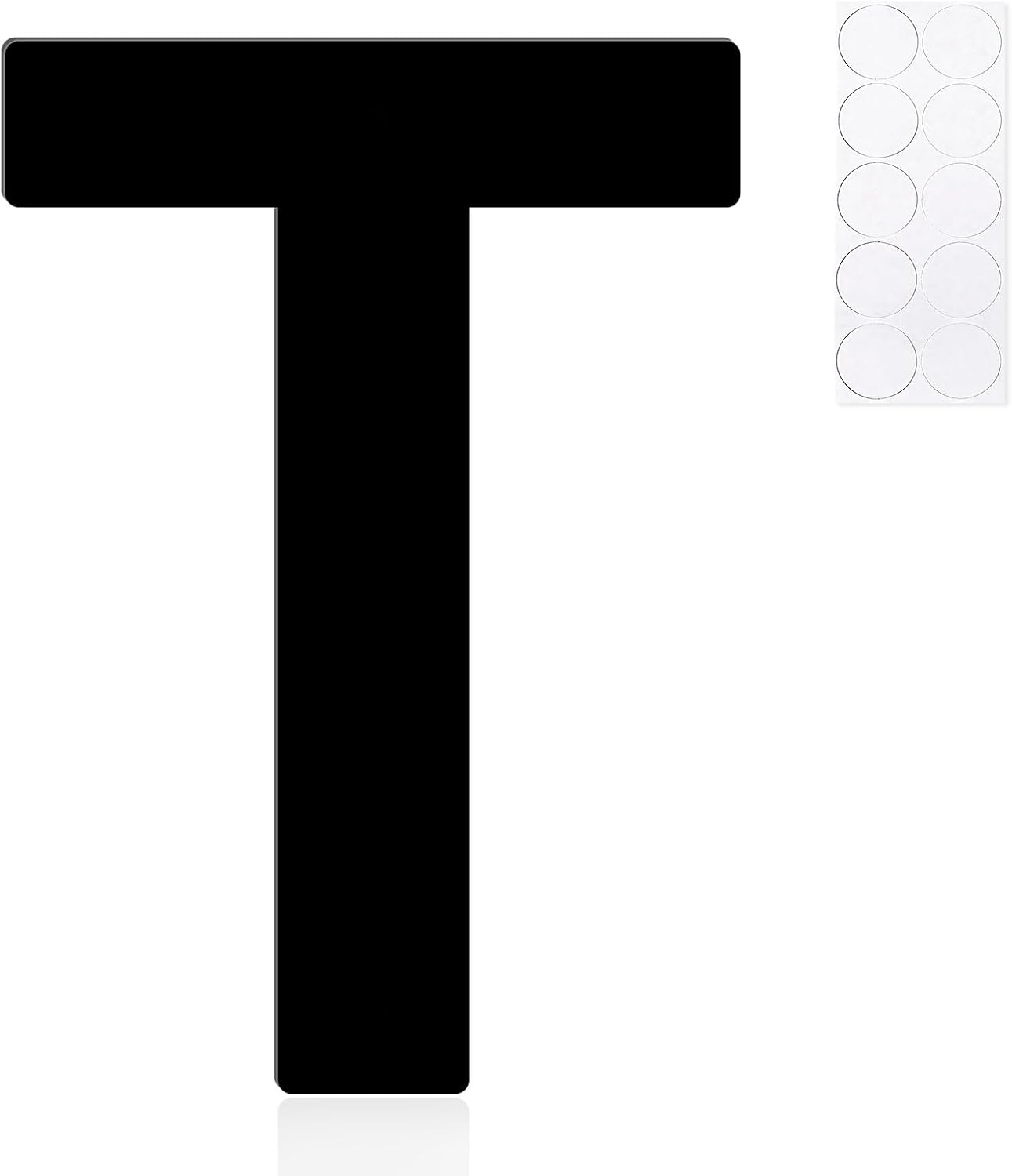 20 Inch Aluminum House Numbers and Letters, Black Metal House Letters for Outside, Address Numbers for Door, Home, Office, Garden, or Outdoor Wall Mount(Letter B)