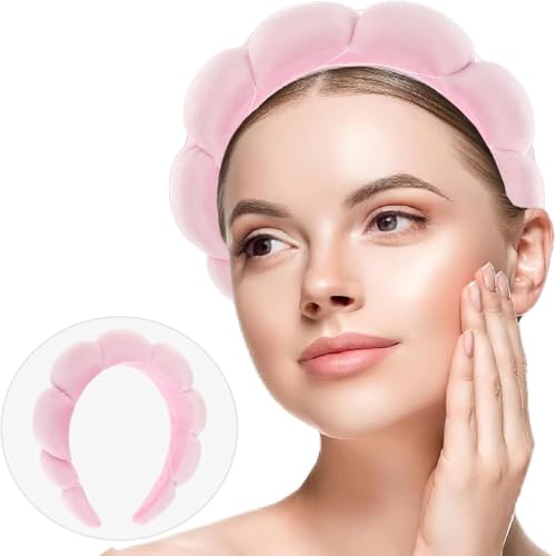 Image of INSIME Hair Band for Facial Time | Makeup Hairband for Women Skincare | Face Wash, Spa, Facial, Skincare Beauty Headband for Women Girls