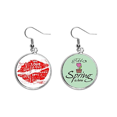 Pendientes de amor y labios rojos el regalo de San Valentín perfecto