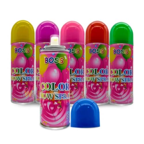 Image of Natural Herbal Holi Color Spray (Pack of 4) - Skin-Friendly, Non-Toxic Holi Snow Spray Bottles (250ml Each) - Organic Color Spray for Holi Festival, Parties & Celebrations