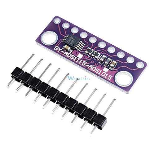 16 Bit IIC I2C 4 Channel ADS1115 Module ADC with Pro Gain Amplifier for Arduino 2V to 5V Auto Shut Down Programmable Comparator