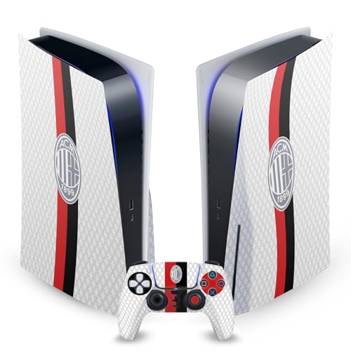 Skin PS5 AC Milan Autocollant Vinyle pour Console et Manette Décoration Salon Gamer