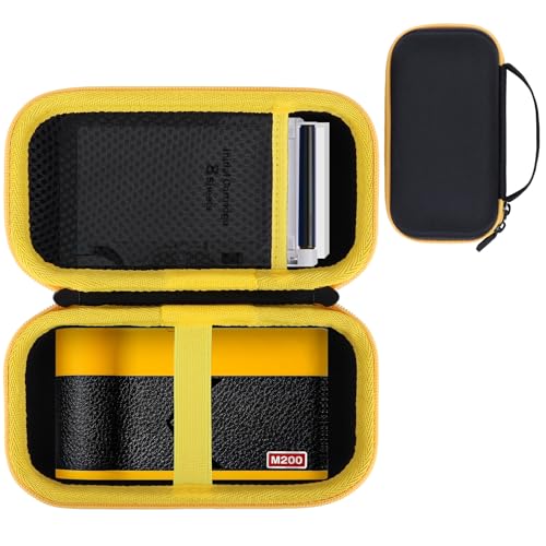 Image of Hard Case Replacement for Kodak Mini 2 ERA 4PASS Portable Photo Printer /Kodak Mini Shot 2 ERA 4PASS 2-in-1 Instant Camera and Photo Printer (Black+Yellow Case)
