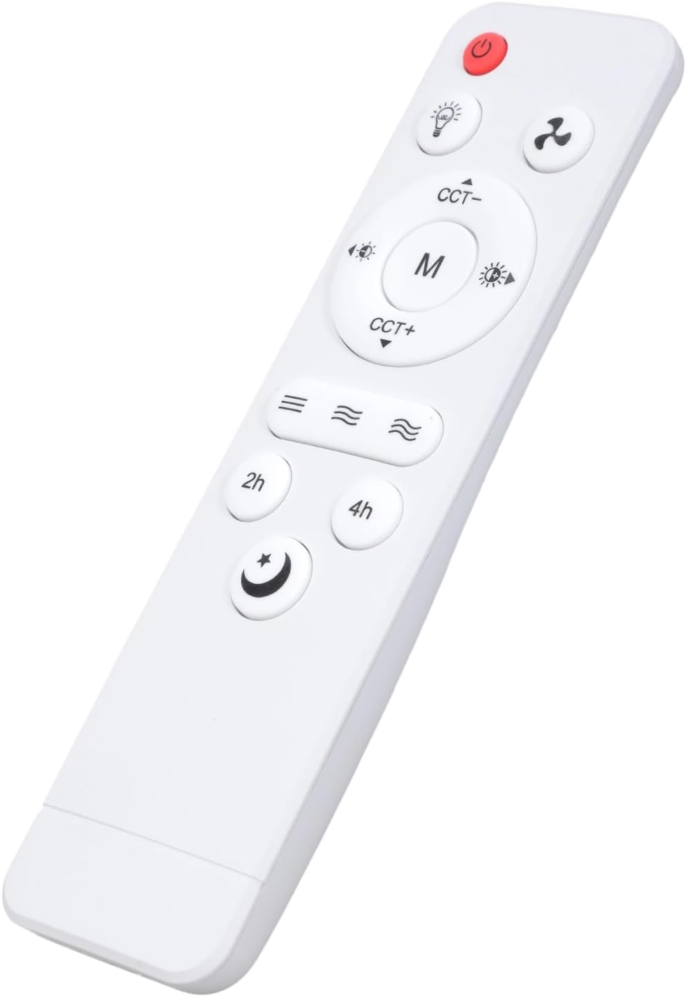Intelligent IR Remote Control For Ceiling Lights E27 Fan Light Controller Durability ABS Easy To Operate Constant Current LED Driver For Ceiling Lights