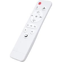 E27 Ceiling Fan Light Remote Control, Replacement IR Remote for Socket Fan Lights with Dimming and Color