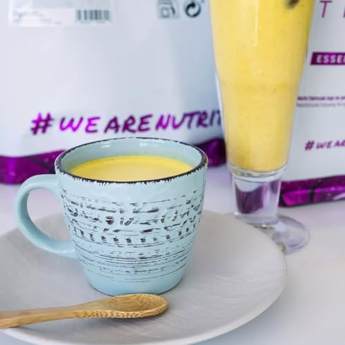 HSN Golden Protein | Sabor Leche Dorada (Golden Milk) 2KG | Proteína Whey + Cúrcuma + Canela + Jengibre + Pimienta Negra | Endulzada con Stevia y Eritritol | No-GMO, Sin Gluten - imagen 5