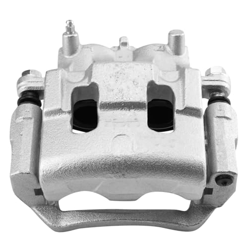 Image of Detroit Axle - 2pc Front Brake Calipers for 2017-2022 Ford Edge Lincoln MKX | Continental, Disc Brake Calipers with Brackets 2018 2019 2020 2021 Replacement