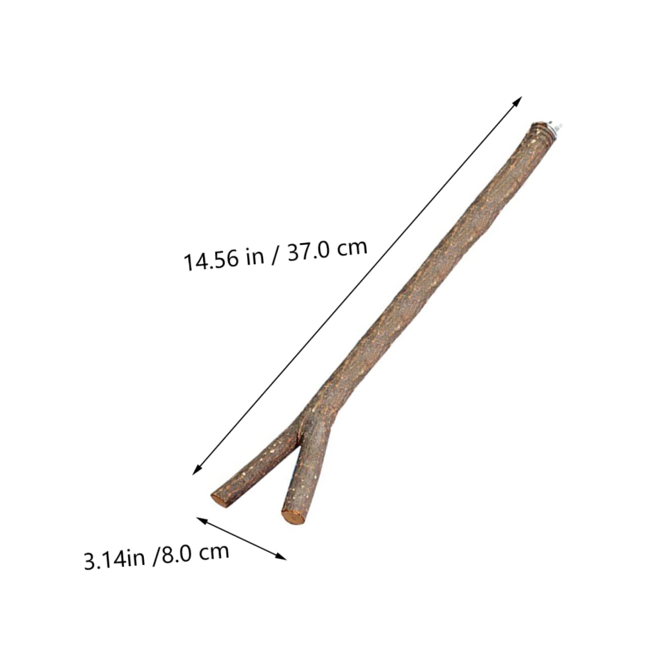 HANABASS 2Pcs Parrot Perch Stands Durable Bird Cage Accessory Easy Install Fork Stands for Pet Birds for Parrots Cockatiels and Finches