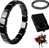 Pulsera de hematita, Pulsera hematita hombre, Pulsera romana, Pulsera vikinga, Pulsera de piedras naturales, Pulsera de...