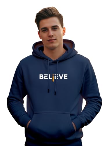 Image of XENOVAURBAN Hoodie for Men /Women | Unisex fit Cotton Fleece Hooded Sweatshirt - BEL1