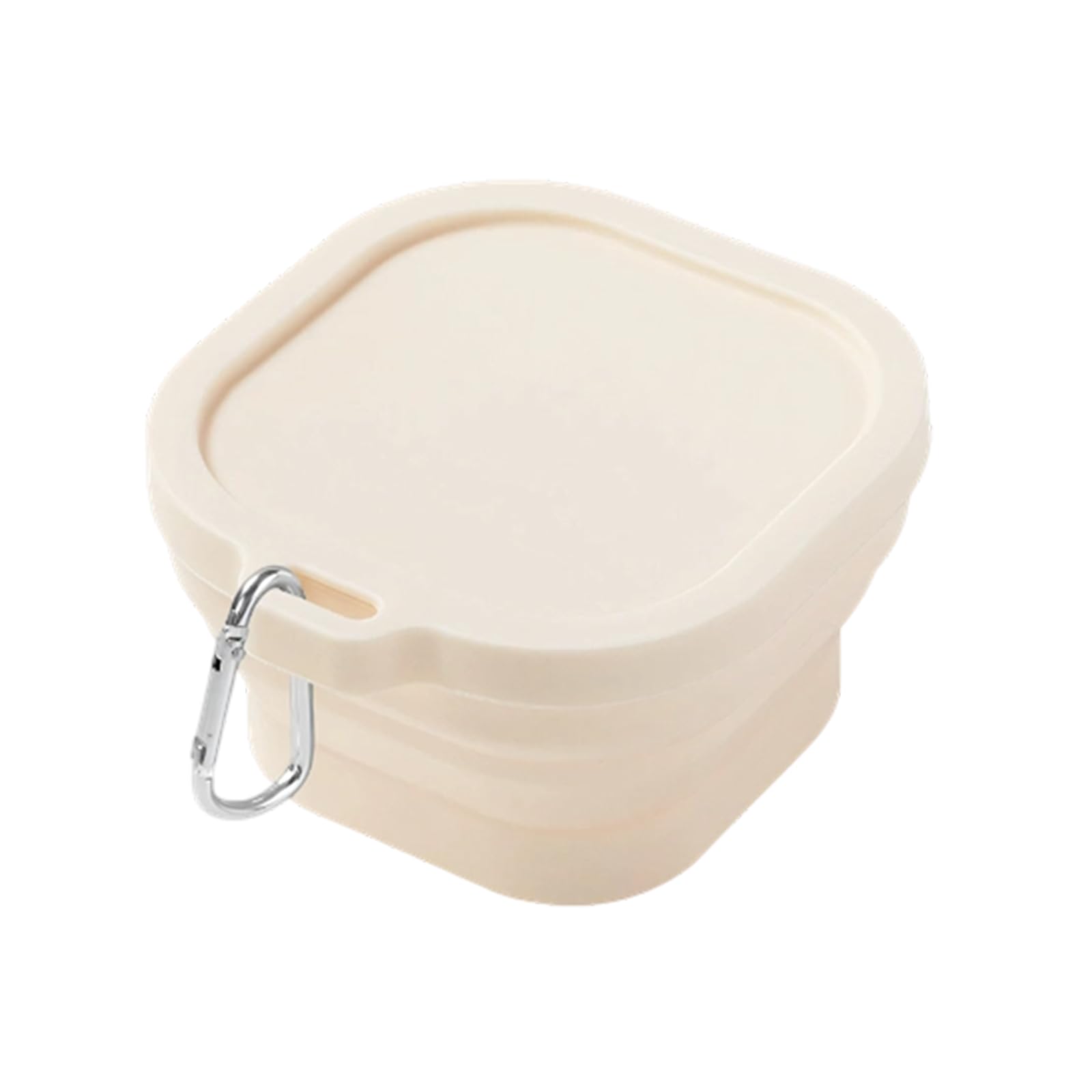 jiingekk Efficient Silicones Snacks Box with Lid Portable Food Container for Gym Beach Offices Mess Release and Quick Cleaning Up Pliable Mealpreps Box