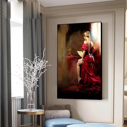 Affiches impressions art moderne femme pour mur de salon chic
