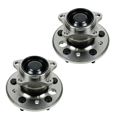 Image of TRQ 2 Piece Rear Wheel Bearing & Hub Assembly Set