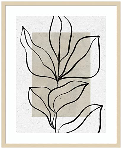 Amanti Art Framed Wall Art Print 33x27 Color Block Balance