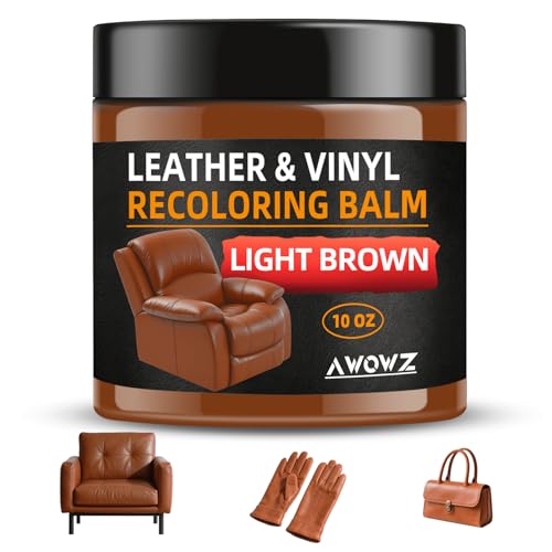 AWOWZ Leather Recoloring Balm - Scratch Repair & Color Restore Kit