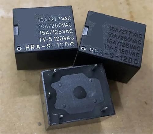 Relais 5 broches HRA-S-12DC micro relais 12V inverseur pour circuit imprimé