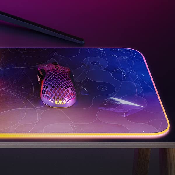 マウス・トラックボール SteelSeries Qck PRISM Destiny Edition XL SteelSeries QcK Prism XL RGB Gaming Mouse Pad - Destiny 2