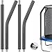 Gsbomzap 2PCS Angled Trampoline Poles Replacement, 1.2mm Thick Wall, Fits 1.65'' / 4.2CM Inner Diameter for 10-16FT Skywalker Trampolines - Premium Kit with Pre-Installed Foam & Mounting Hardware