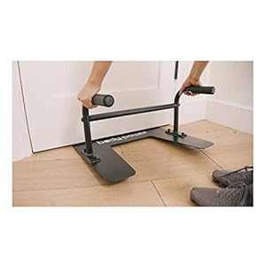 Body Power 2 in 1 Under Door Sit up and Push up Portable Fitness Equipment Dip Workout Parallel Bars PL2000