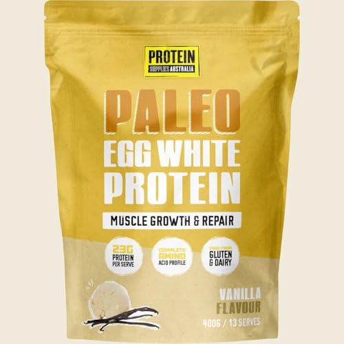 Protein Supplies Australia Paleo Egg White Protein Vanilla 400g
