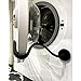 Spedtees Front Load Washer Door Prop, Magnetic Flexible Washer and Dryer Door Support Keep Washer Drying Door Open to Keep Dry (Black, Round)
