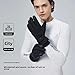 Livwellia Autumn Winter Ski Gloves Men's and Women's Outdoor Sports Velvet Waterproof Thickened Non-Slip Warm-Beige-XL
