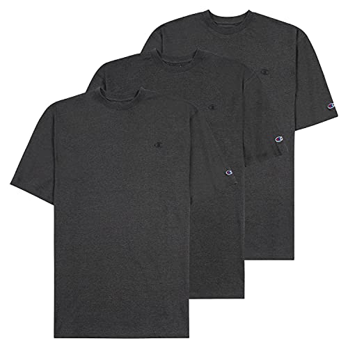 Champion Big and Tall Shirts for Men  3 Pk 100% Cotton Men Big and Tall T-Shirt