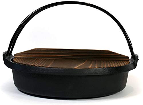 再々値下げしました 南部鉄鍋 つる付 24cm 木製スプーン・蓋付き 再値下げ