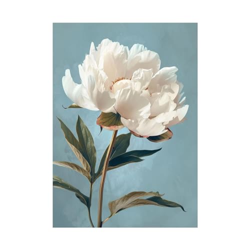 Toile non tissée art floral : une œuvre moderne pour transformer votre salon