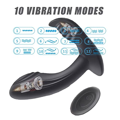 Vibrador Presentes Pretos Wearable 10 Modos Vibradores Para Mulheres Prazer Sexual