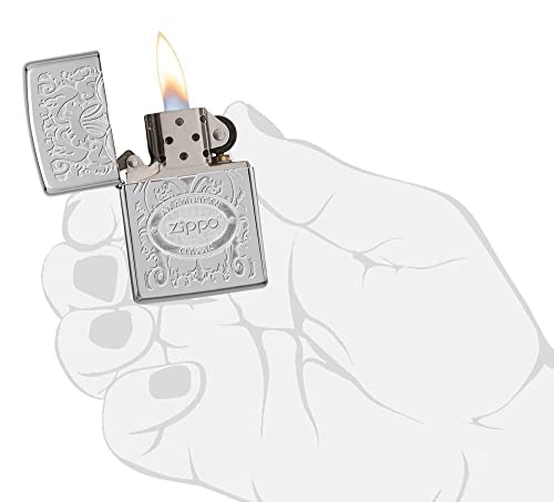 Encendedor clásico elegante personalizado estilo Zippo miniatura 4