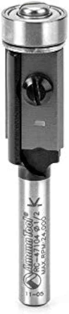 Amana Tool - RC-47104 Insert Flush Trim 1/2 Dia x 20mm x 1/4 Inch Shank