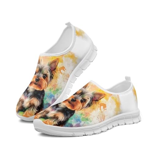 Image of Jeiento Cute Dog Women's Casual Slip On Shoes Loafers Sneakers for Women