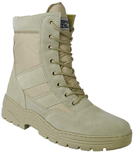 Savage Island Botas Ante de Combate Color Tostado