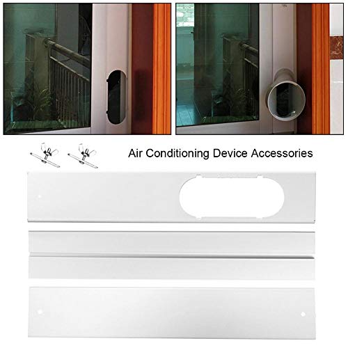 Lamptti Glissière de fenêtre Plaque pour climatiseur, déflecteur de Vent Froid Climatiseur Déflecteur de Vent Pare-Vent Pare-Brise Protection Anti-Souffle Universelle - Image 7