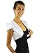 Ivory Short Sleeve Satin Bolero Shrug Jacket Size Small White XXX-Large