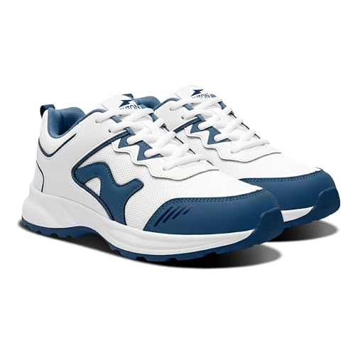 Image of BRUTON Air Force-628 Men's Casual Sneakers | Stylish Lightweight Lace-Up Shoes for Men | Comfortable Footwear | Trendy Sneakers
